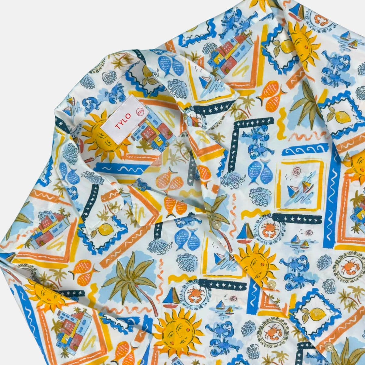 Mediterranean Summer Cuban Shirt alternate