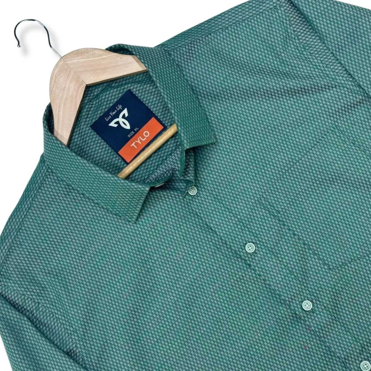Emerald Micro Check Premium Shirt alternate