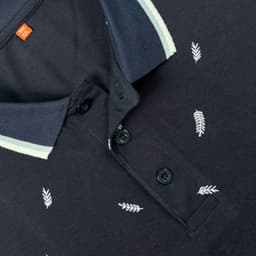 Midnight Fern Polo T-shirt view 1