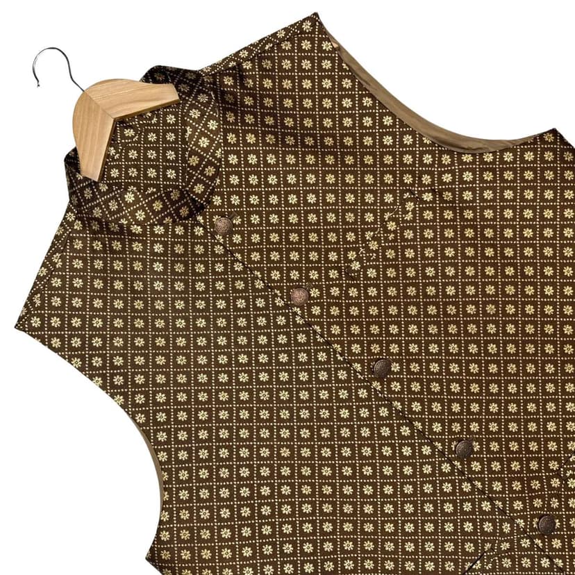 Coffee Brown & Gold Koti