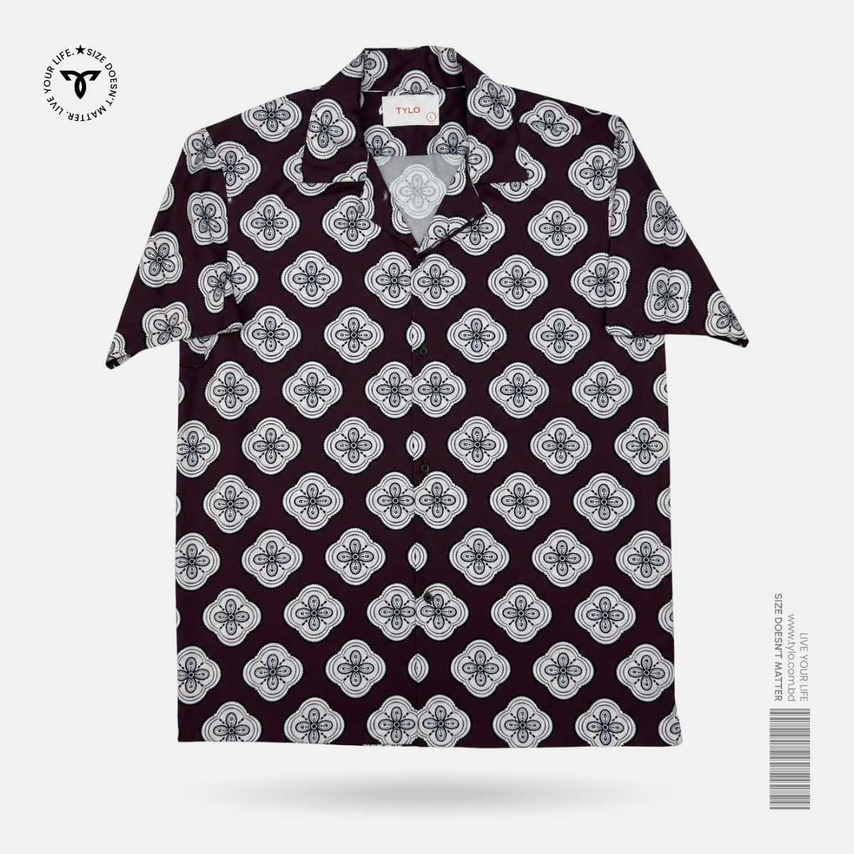 Retro Maroon Cuban Shirt
