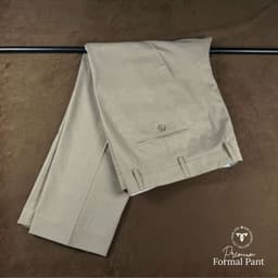 Premium Beige Formal Pant view 0