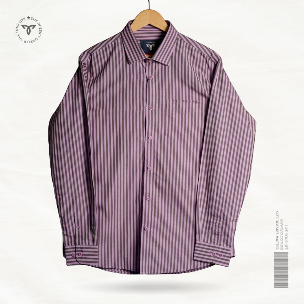TYLO Premium Dusty Mauve Stripe Shirt