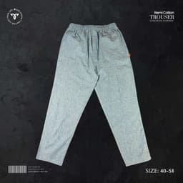 Remi Cotton Relaxed Trouser – Light Blue view 0