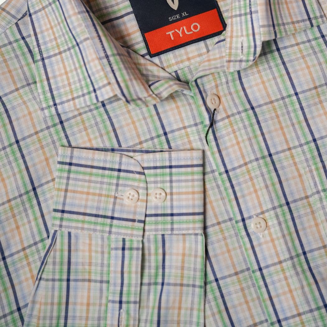 TYLO Premium Ivory Grid Check Full Sleeve Shirt alternate