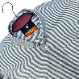 Monochrome Micro-Stripe Premium Shirt view 1