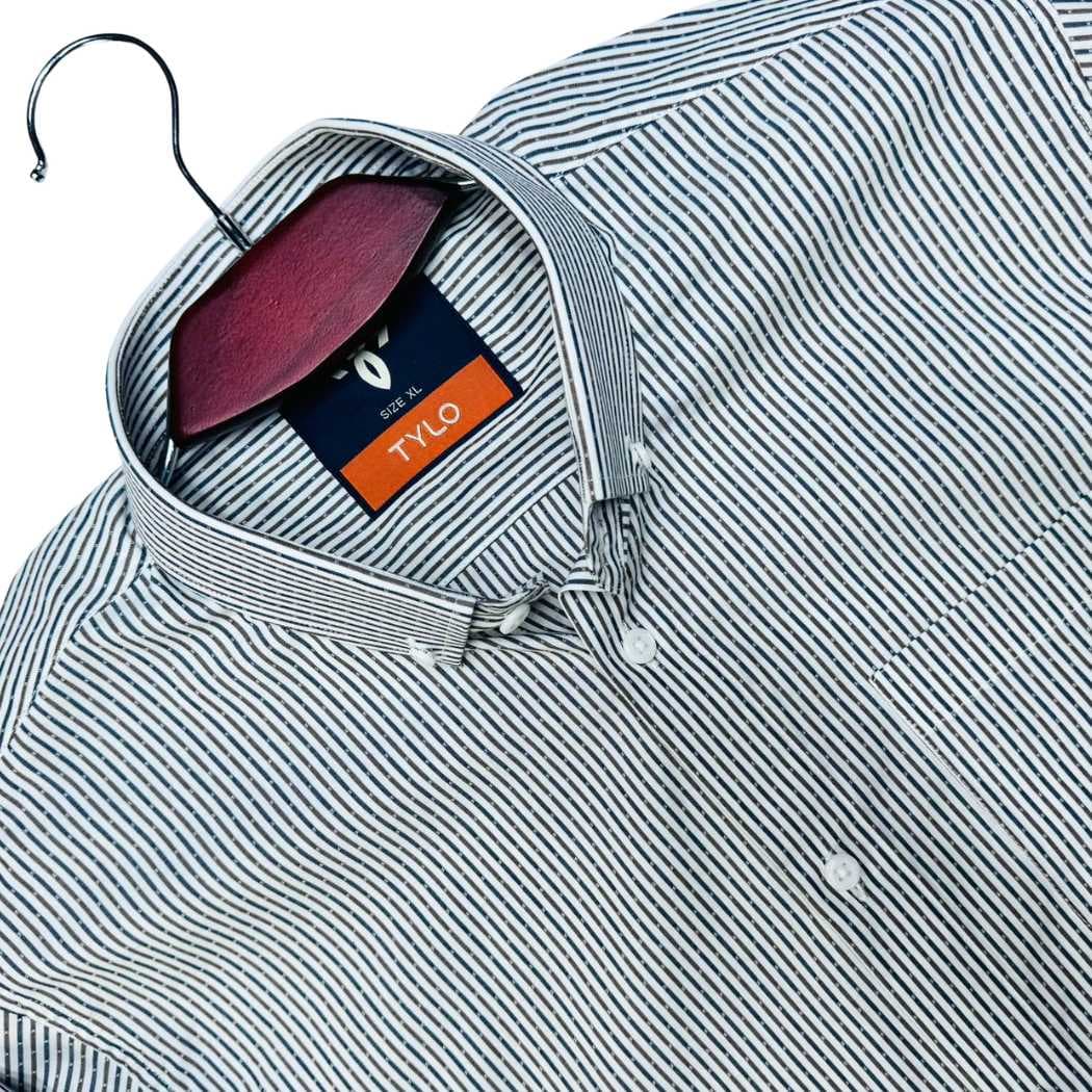 Monochrome Micro-Stripe Premium Shirt alternate