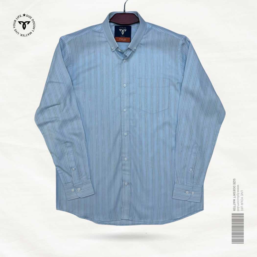 Sky Blue Executive Stripe Premium Shirt