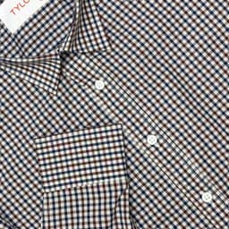 Brown Check Shirt view 2
