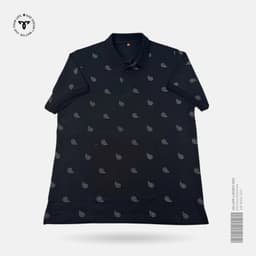 Classic Black Paisley Polo T-shirt view 0