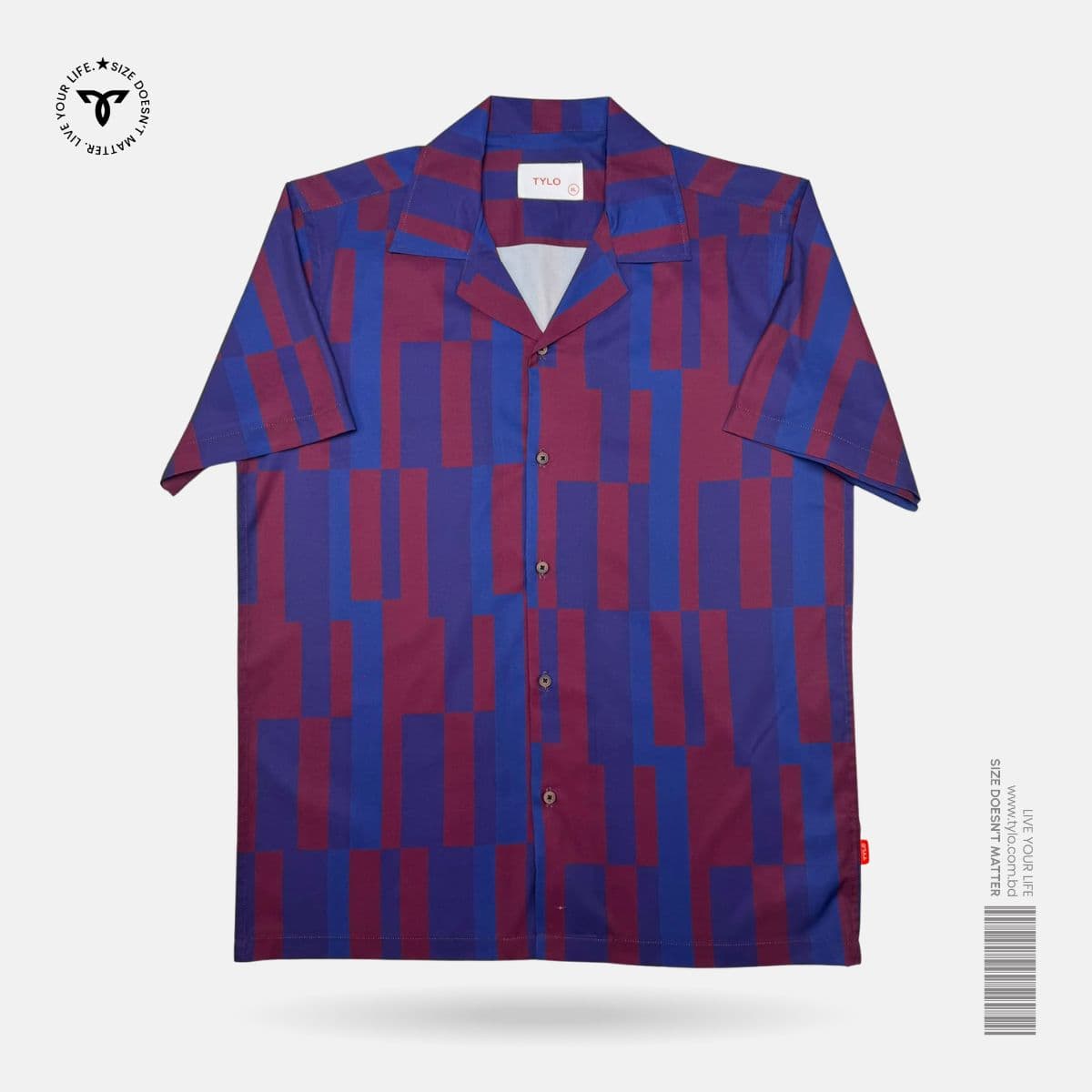 Royal Berry Cuban Shirt