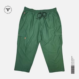 Forest Green Cargo Pant view 1