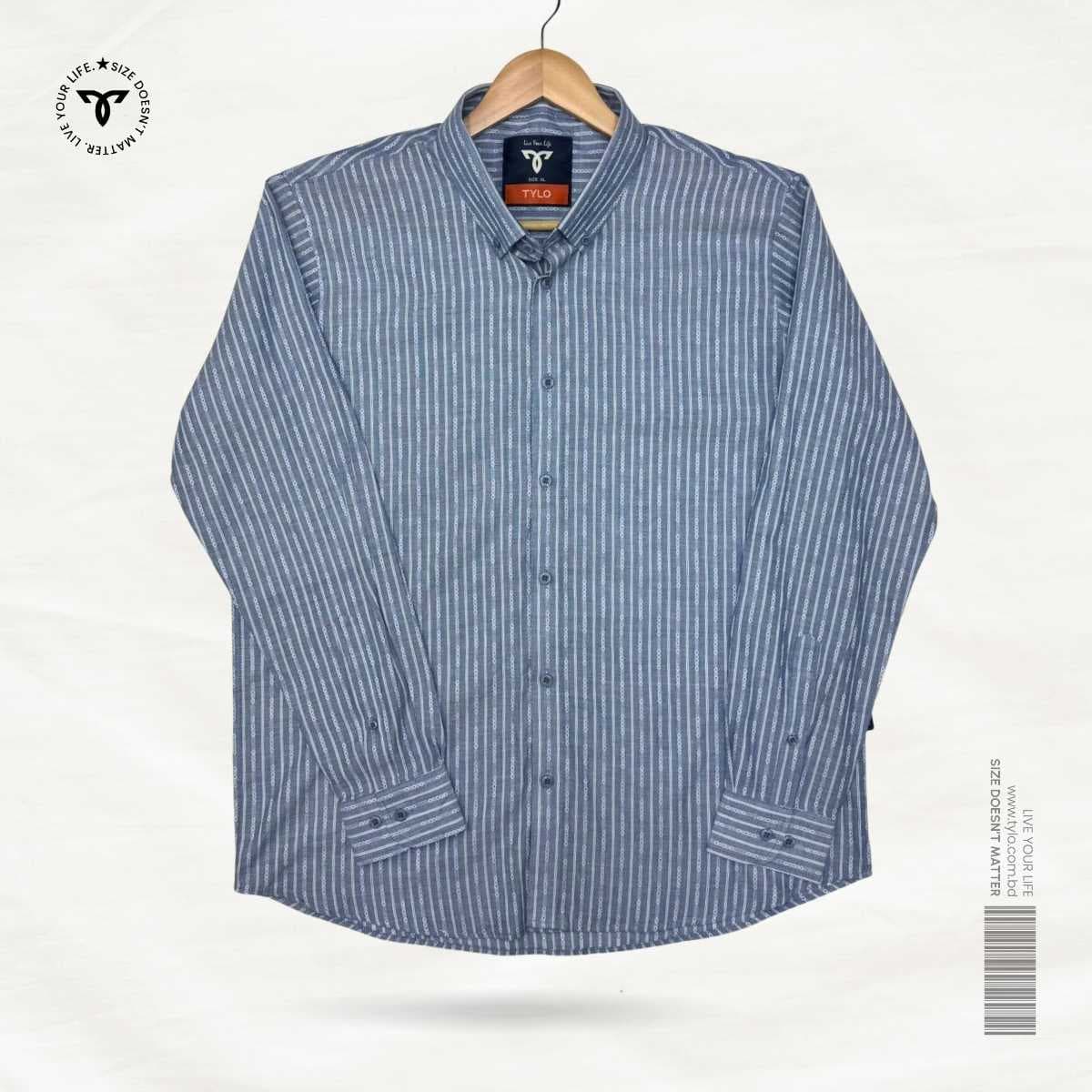 Ash Horizon Stripe Premium Shirt