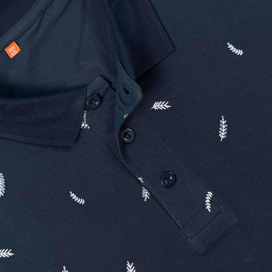 Navy Fern Polo T-shirt alternate