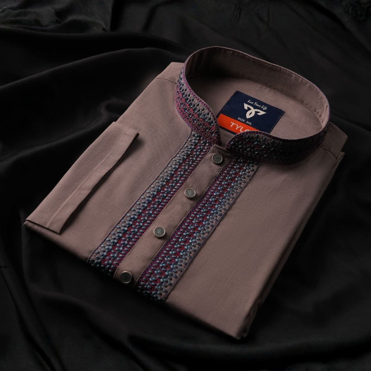 TYLO Mushroom Brown Premium Panjabi