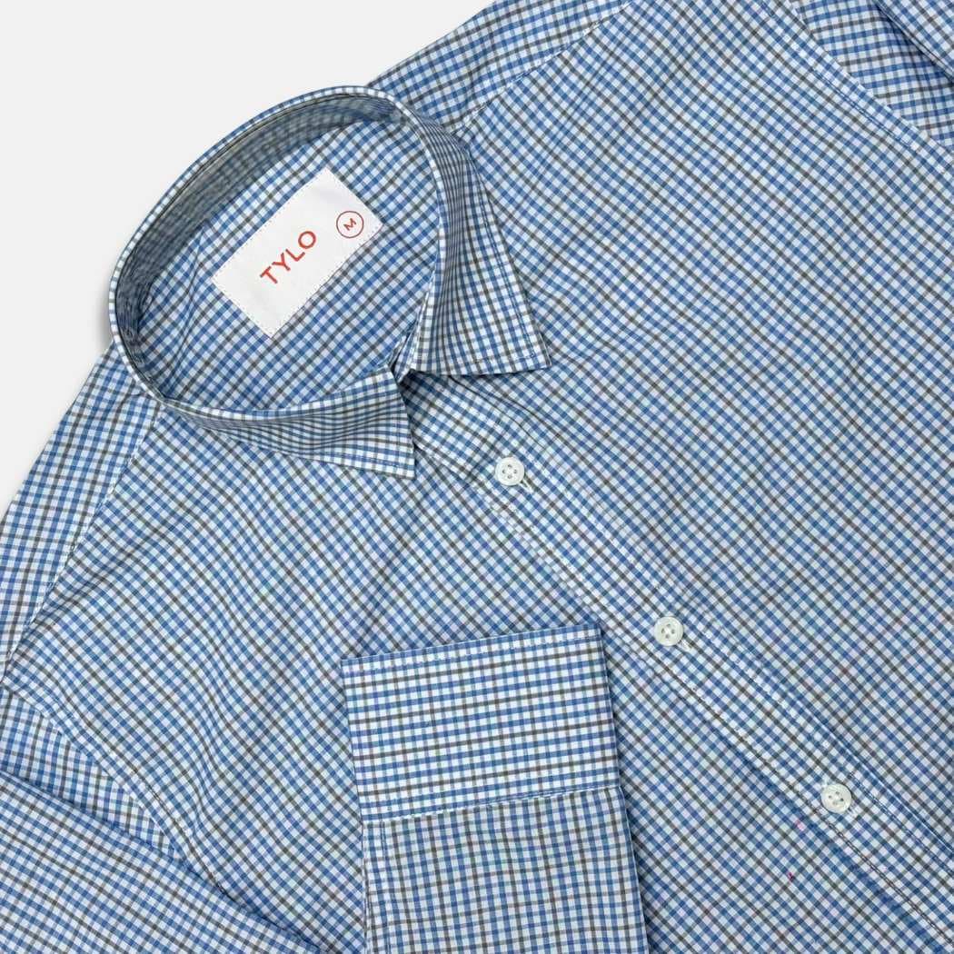 Blue Check Shirt alternate