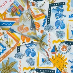 Mediterranean Summer Cuban Shirt view 2