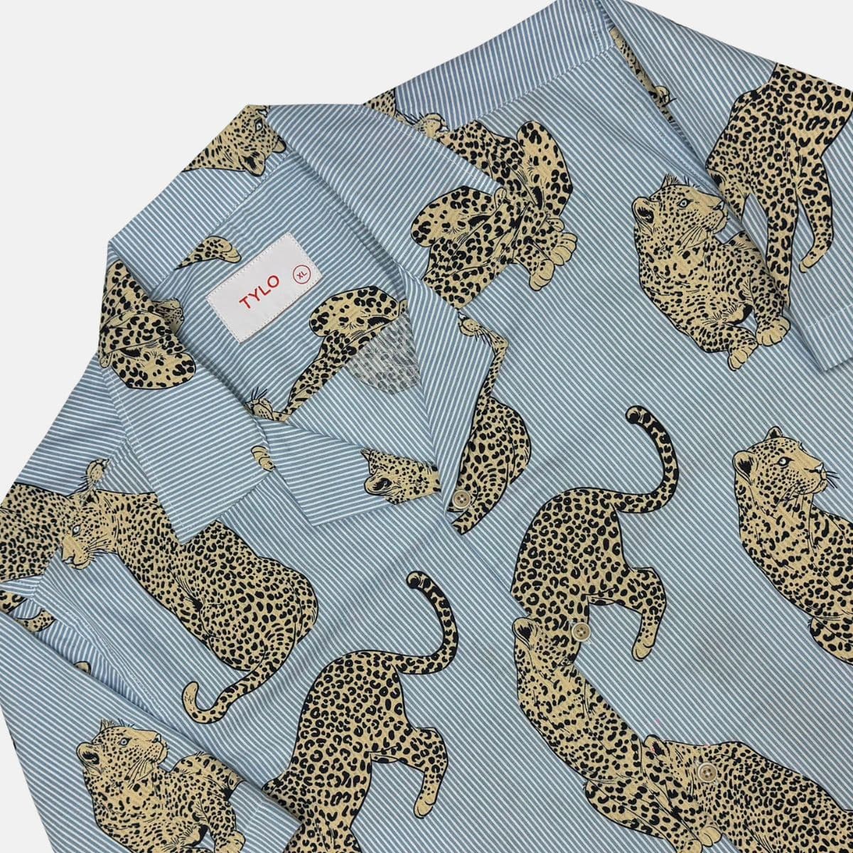 Sky Leopard Cuban Shirt alternate