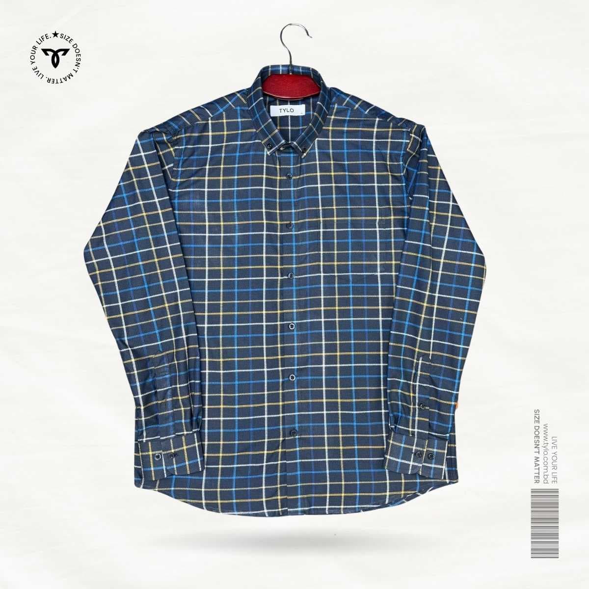 TYLO Navy Grid Premium Shirt