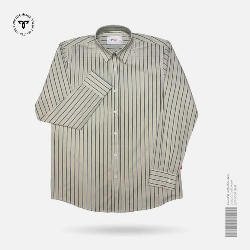 Cream Stripe Shirt