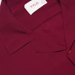 Wine Burgundy Cuban Shirt view 2