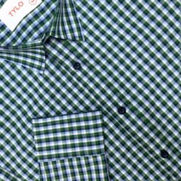 Green Check Shirt view 1