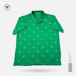 Emerald Paisley Polo T-shirt view 0