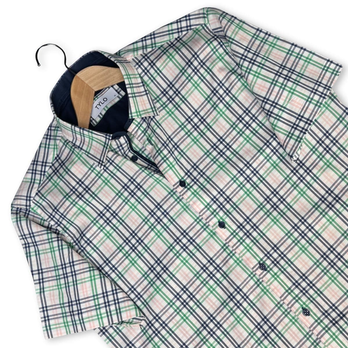 Botanical Plaid Half Sleeve Shirt alternate