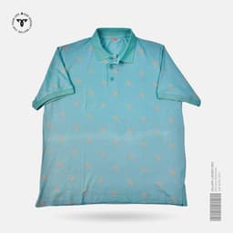 Mint Paisley Polo T-shirt view 0
