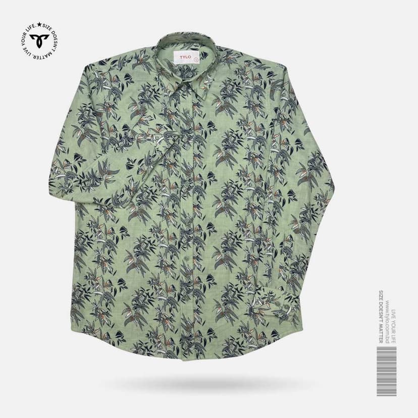 Leaf Print Shirt