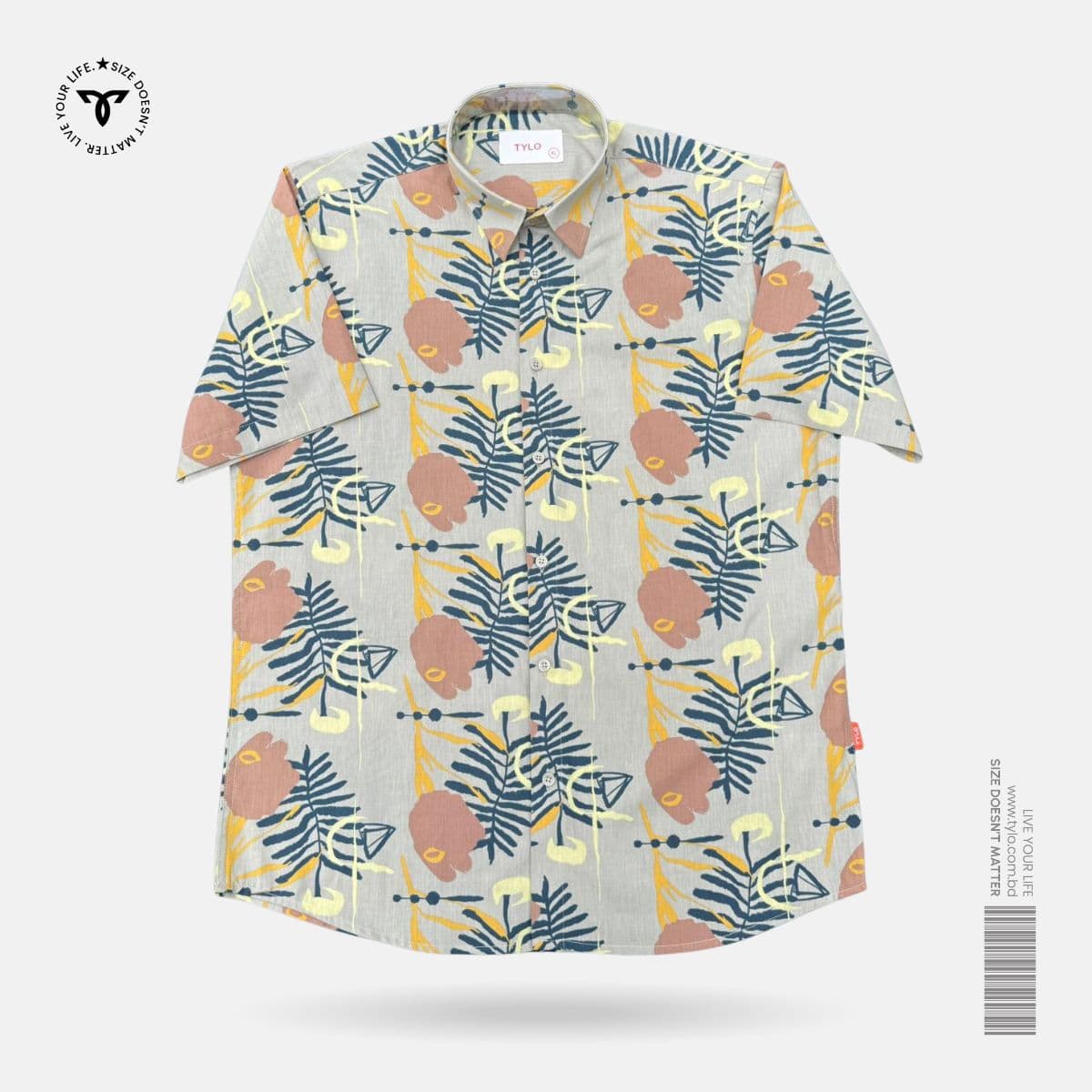 TYLO Half Sleeve Shirt – Pastel Floral Print