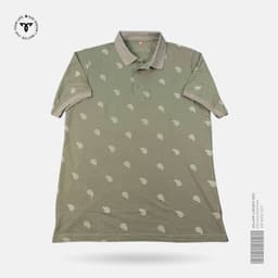 Olive Paisley Polo T-shirt view 0