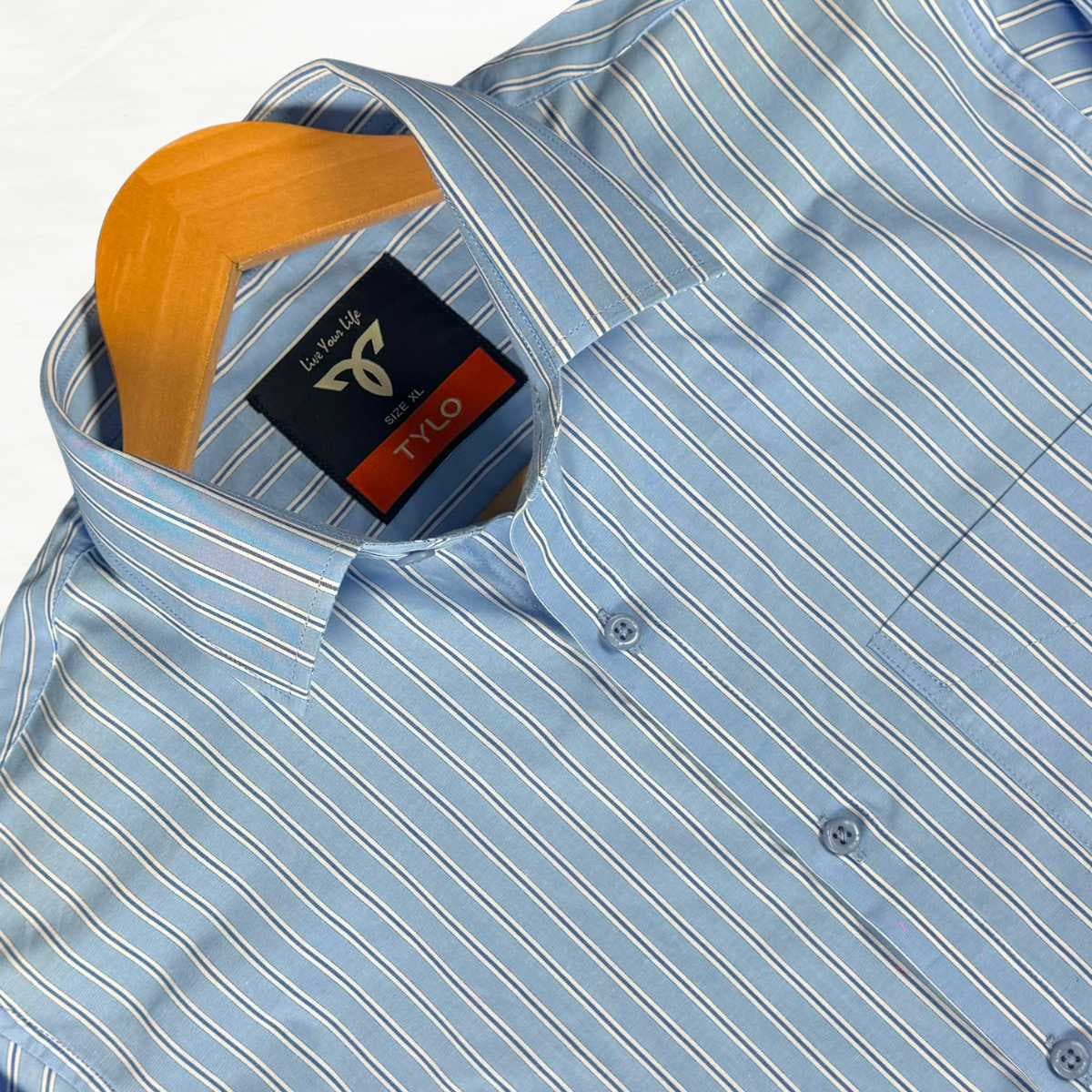 Classic Blue Double-Stripe Shirt alternate