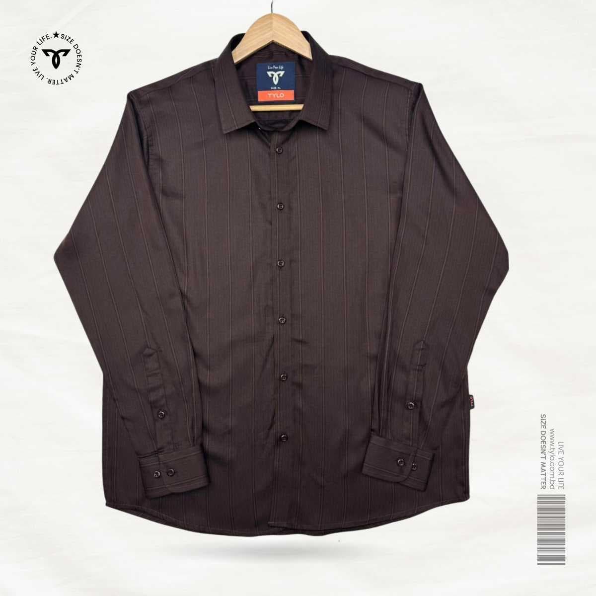 Espresso Shadow Stripe Premium Shirt