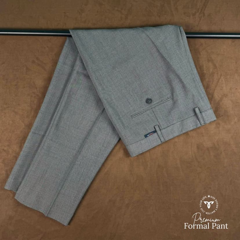 Premium Formal Pant – Ash