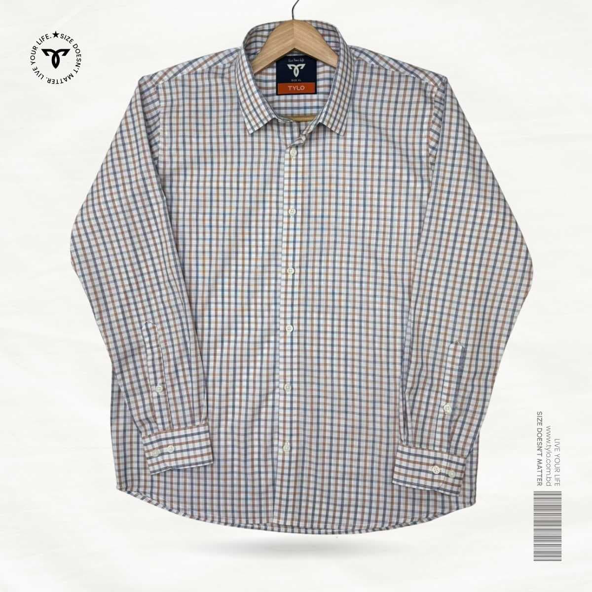 Multicolored Grid Check Premium Shirt