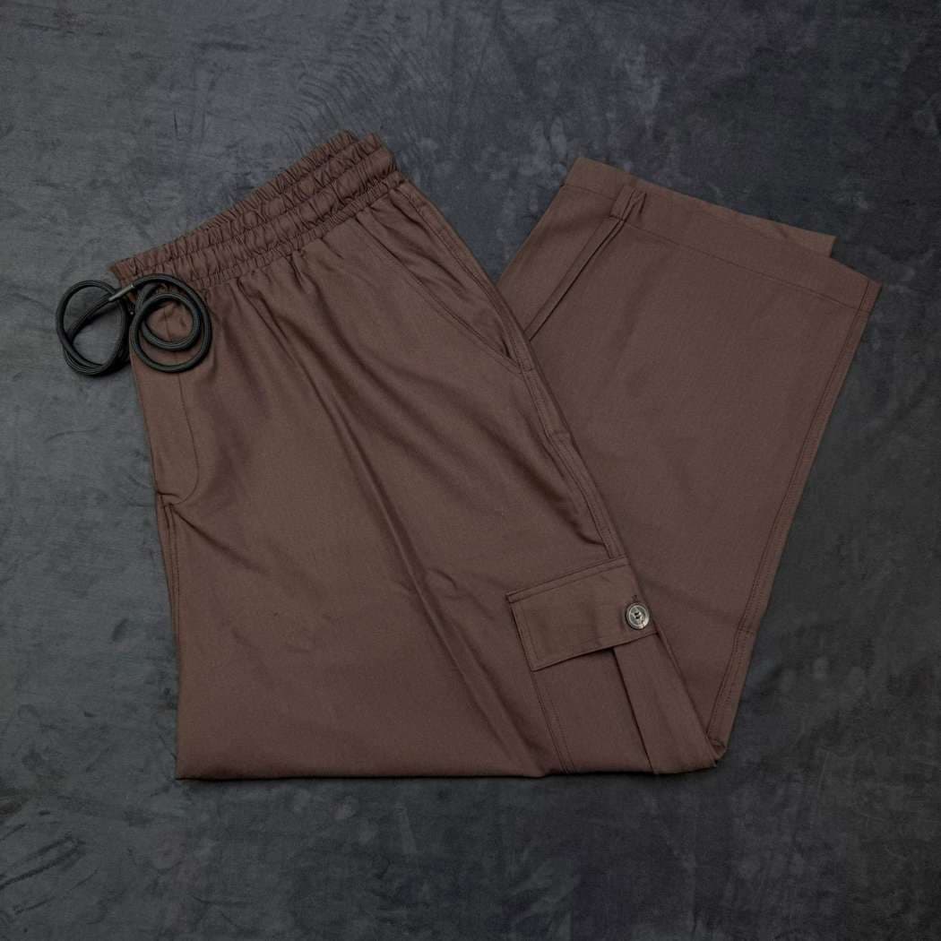 Cocoa Brown Cargo Pant