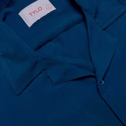 Ocean Teal Cuban Shirt view 2