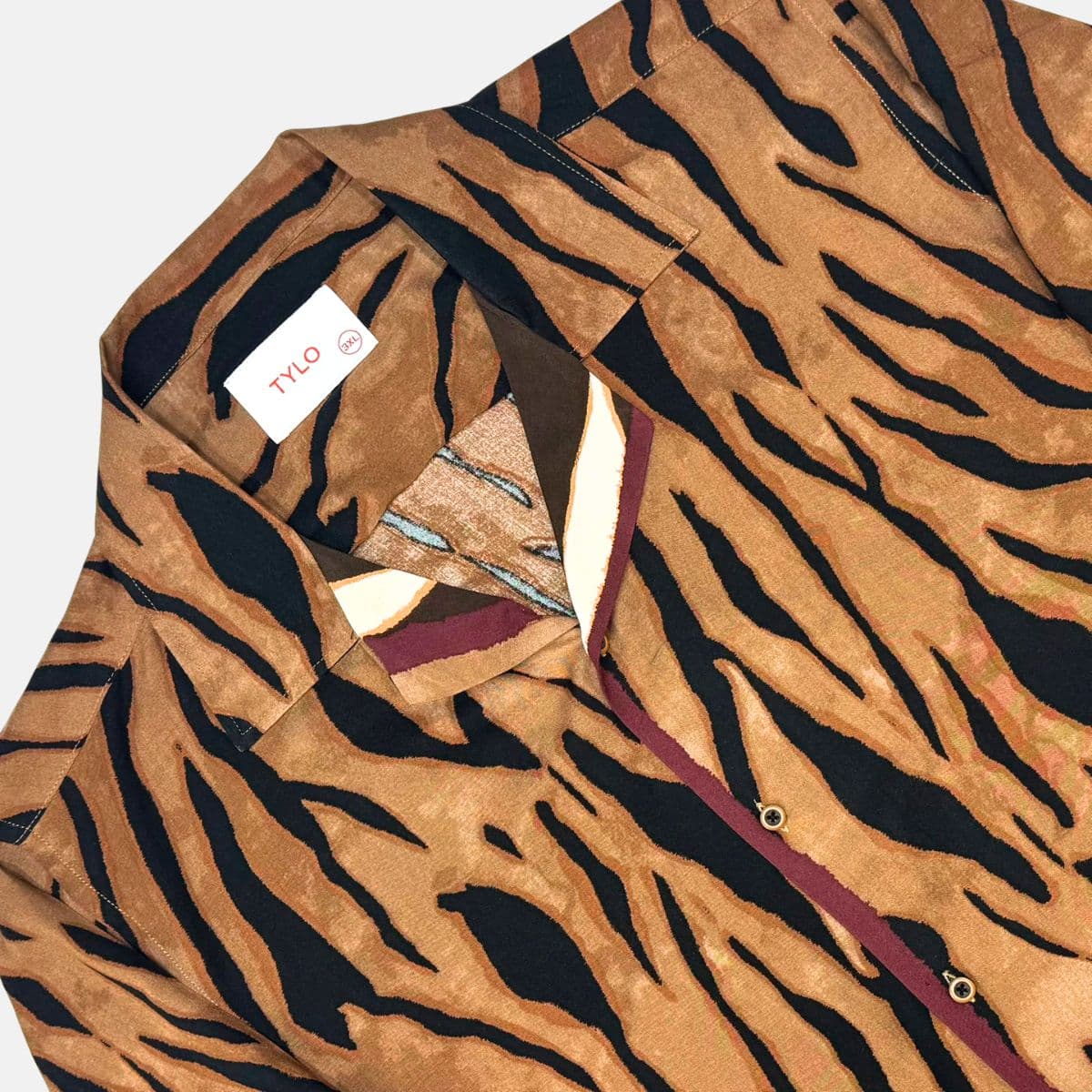 Tiger Brown Cuban Shirt alternate