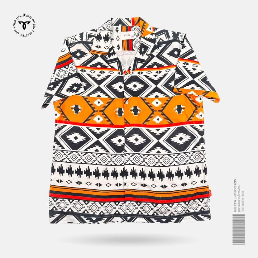 Sunfire Tribal cuban shirt