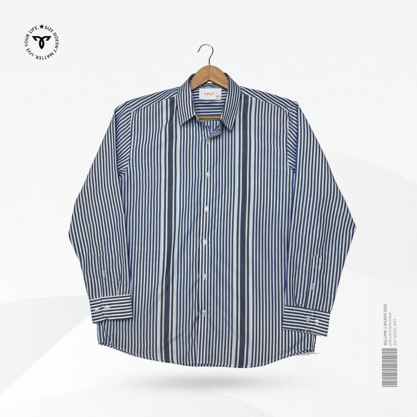 Light Grey Stripe Style Shirt
