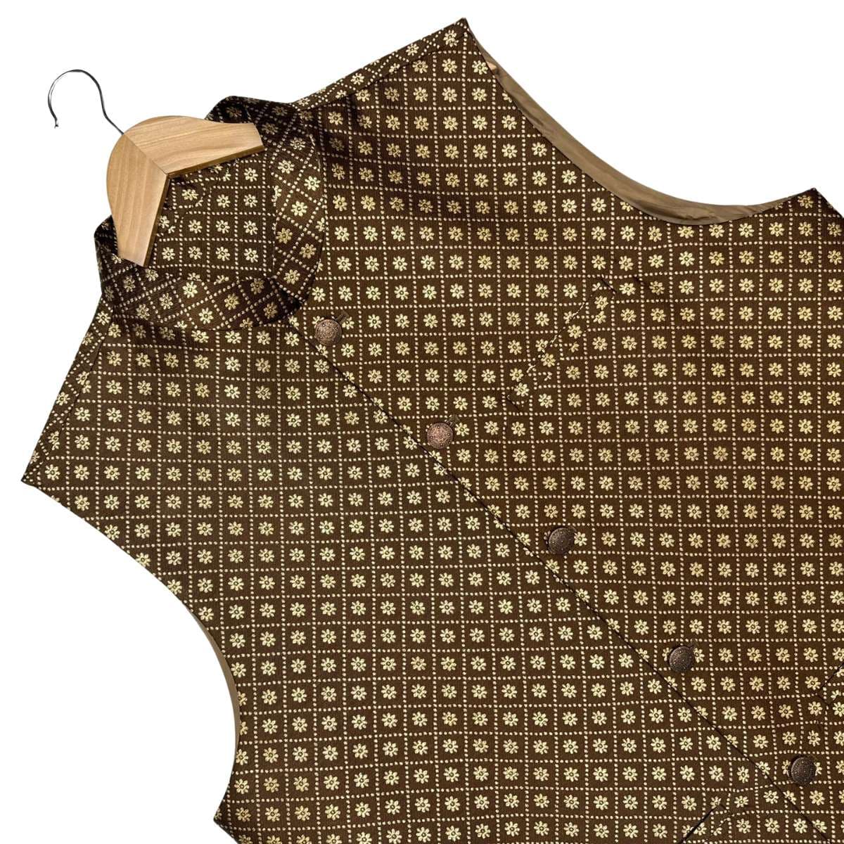 Coffee Brown & Gold Koti