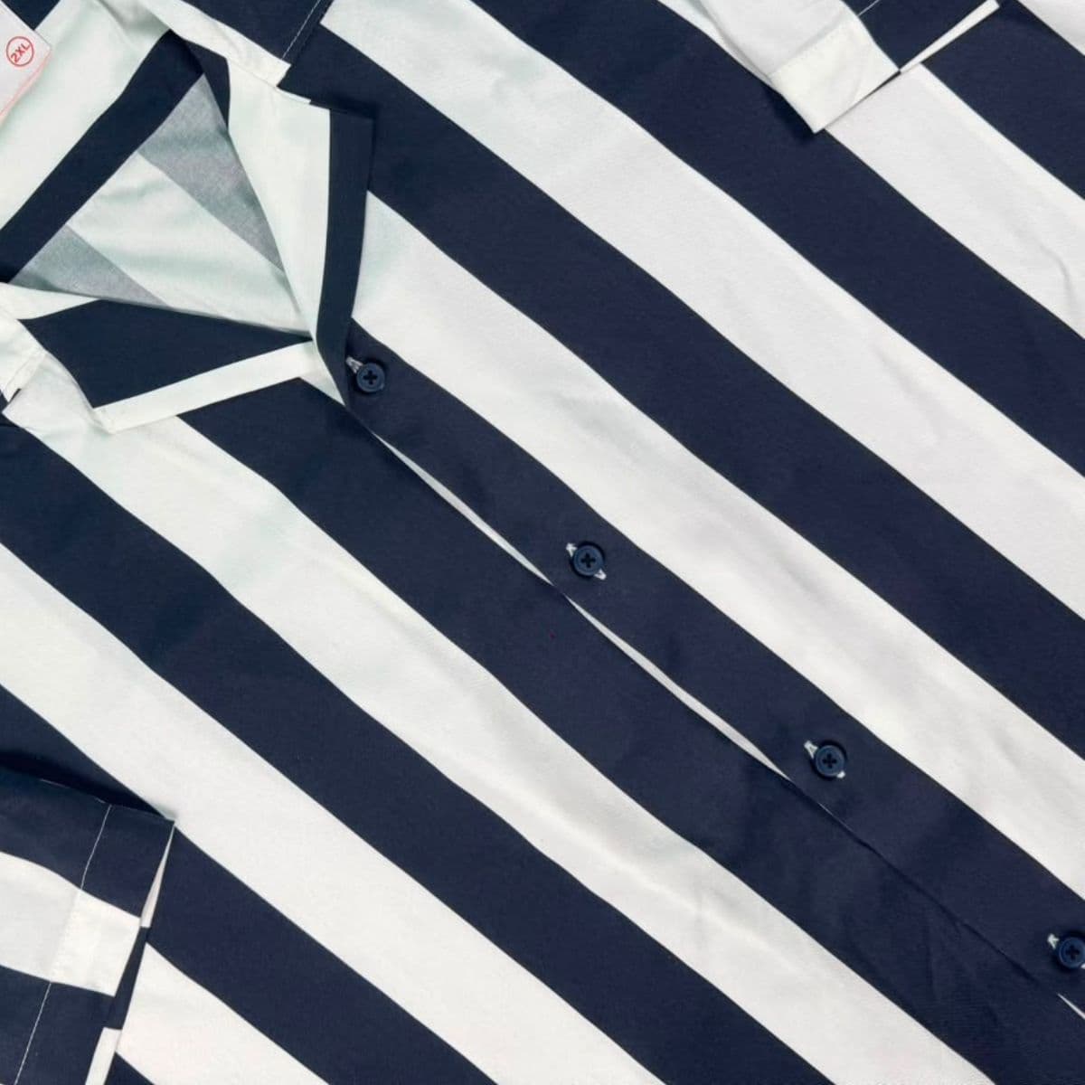 Black Coastal Stripe Cuban Shirt alternate