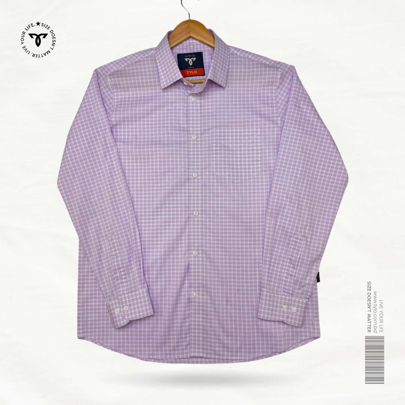 Lavender Heritage Check Premium Shirt